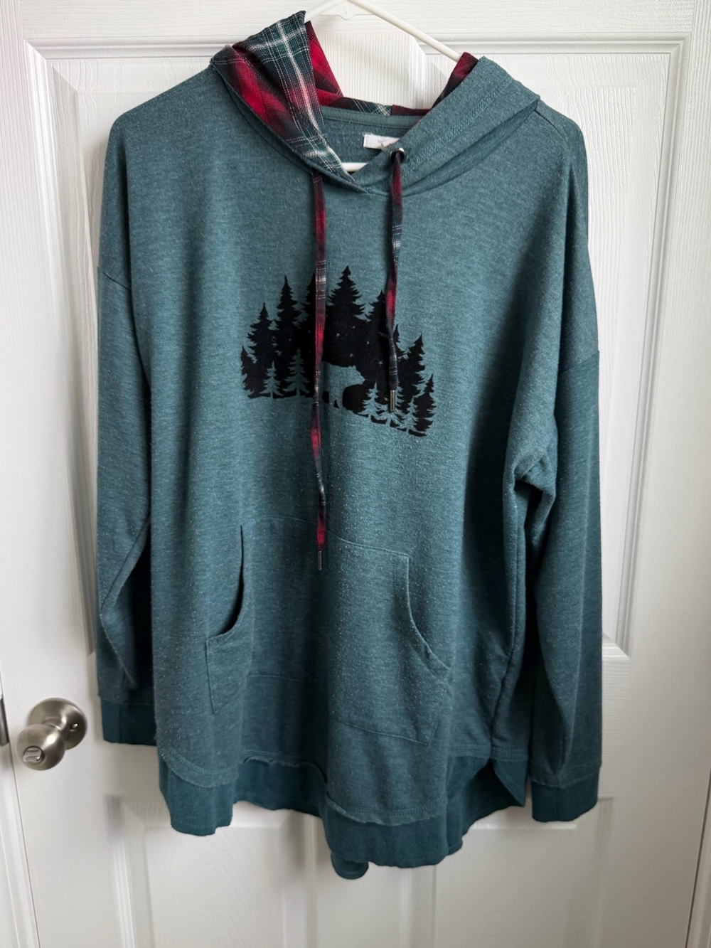 Maurices Green Fleece Pullover Hoodie